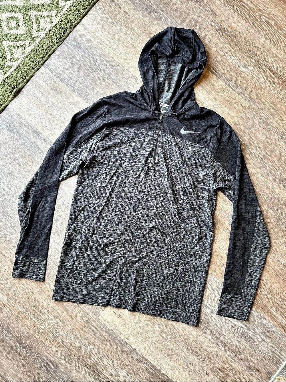 Nike Pro Men's Dri-FIT Mid Layer Training Hoodie Black Large